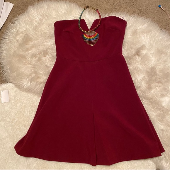 NWT Likely Revolve Maroon Dress Size 4 - Picture 11 of 16